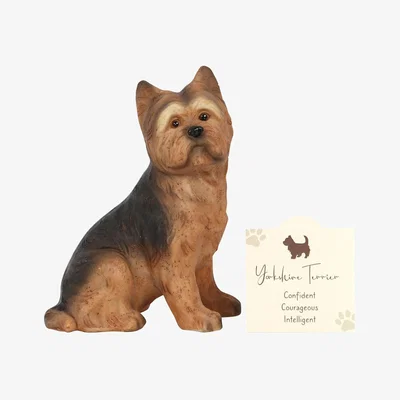 The Range Yorkshire Terrier Dog Ornament - Multicolour