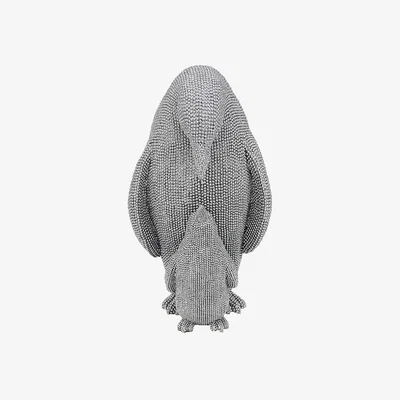 The Range Silver Art Penguins Ornament 31cm - Silver