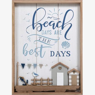 The Range Beach Days Framed 3D Wall Art