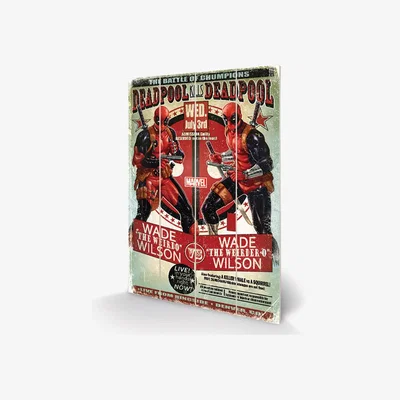The Range Deadpool (Wade vs Wade) Wall Art - Colourful