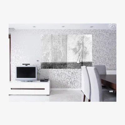 The Range 'Gold Sail' Art Print Wrapped on Canvas - Black / 92cm