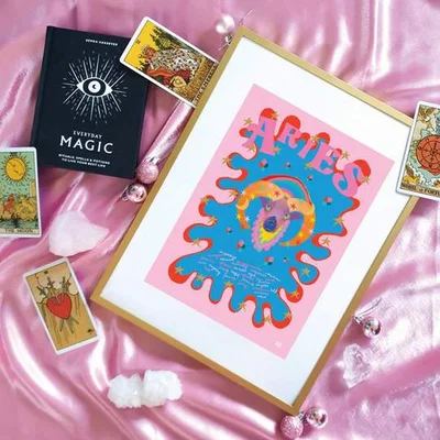 The Range Aries Starsign Print - Aries