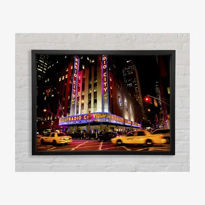The Range New York Radio City Framed Print Architecture Prints - Black