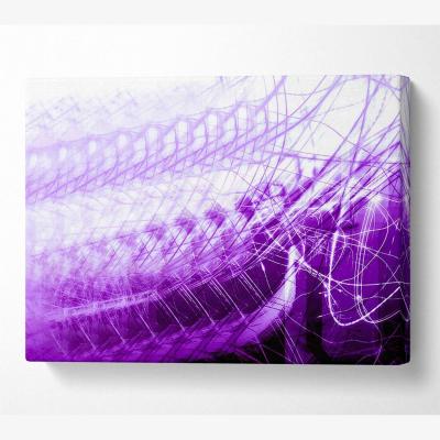 The Range The Core Of Neptune Canvas Print Wall Art - Yellow / 50.8cm