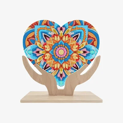The Range Heart in Hands Diamond Painting Kit - Multi
