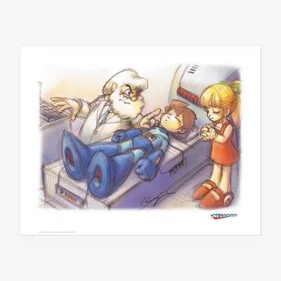 The Range Megaman Limited Edition Art Print - Multi