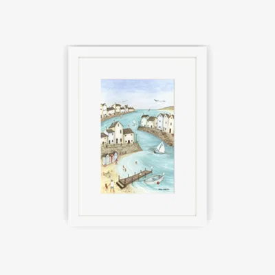 The Range J. McGloine Framed Harbour Art