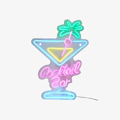 The Range Cocktail Bar Neon Sign - Pink