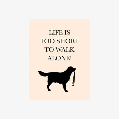 The Range Life Is Too Short Metal Sign  - Cream
