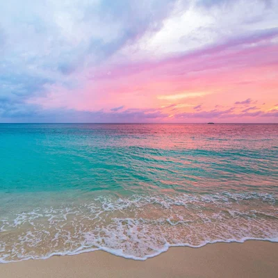 The Range Tropical Sunset Beach Canvas - Blue