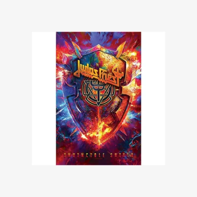 The Range Judas Priest Invincible Shield Textile Poster - Multicoloured
