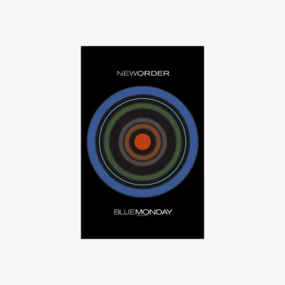 The Range New Order Blue Monday Textile Poster - Multicoloured