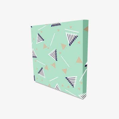 The Range Abstract Pastels - Wrapped Canvas Graphic Art Print - Green / 46cm