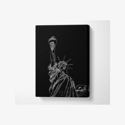 The Range Liberty Canvas Print Wall Art - Yellow / 81.28cm