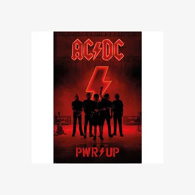 The Range AC/DC Pwr Up Poster - Red/Black