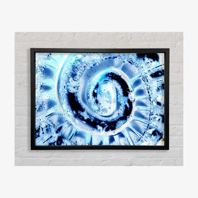 The Range The Shells Core Framed Print Abstract Prints - Black