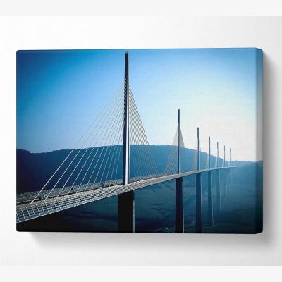 The Range Modern Arhitecture Canvas Print Wall Art - Yellow / 35.56cm