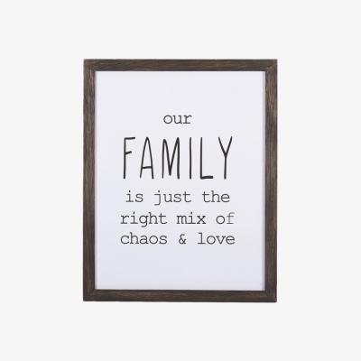 The Range Family Love Framed Wall Art