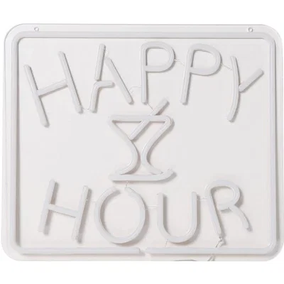 The Range Happy Hour LED Neon Sign
