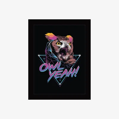 The Range Vincent Trinidad (Owl Yeah!) Framed Print