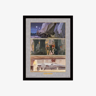 The Range Star Wars (Tatooine and Mos Eisley) Framed Print