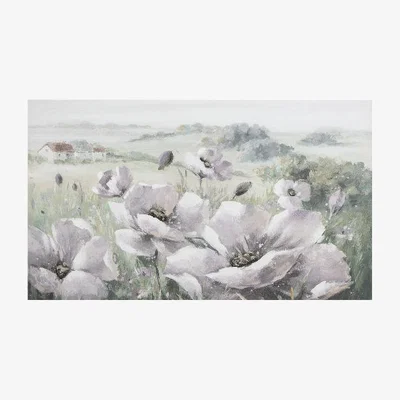 The Range Lilac Floral Countryside Painted Canvas