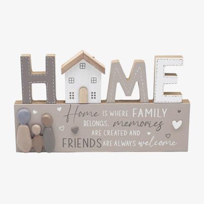 The Range Standing Wooden Plaque - Home