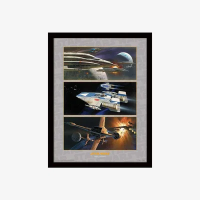 The Range Star Wars (Rebel Assault) Framed Print