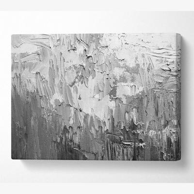 The Range Black and White Acrylic Textures - Yellow / Medium 20 x 32 Inches