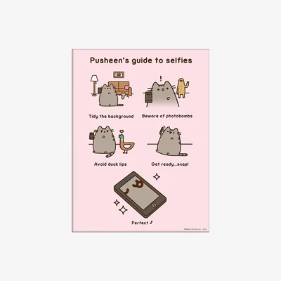The Range Pusheen (Guide to Selfies) Framed Print