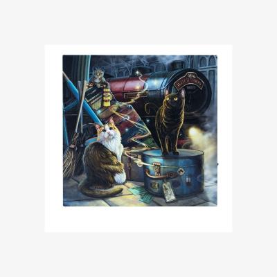 The Range Witchwood Express Light Up Canvas 30X30Cm - Multicolor