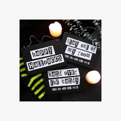 The Range Candy Heist Warning Sign - Black