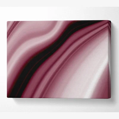 The Range Mauve River Canvas Print Wall Art - Yellow / 50.8cm