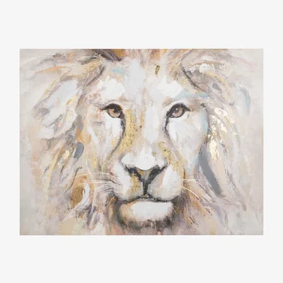 The Range King Of Lions Canvas