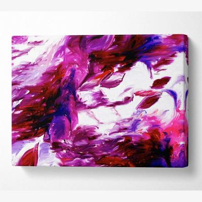 The Range Autumn Leaves In The Wind Canvas Print Wall Art - Yellow / 81.28cm