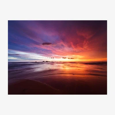 The Range Sunset Beach Canvas
