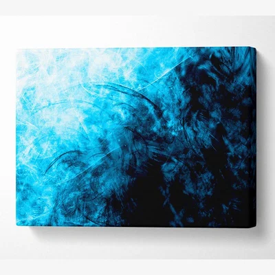 The Range Blue Storm Canvas Print Wall Art - Yellow / 66.04cm