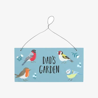 The Range Garden Birds Sign  - Blue