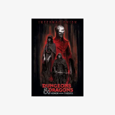 The Range Dungeons & Dragons: Honor Among Thieves Infernal Union Poster - Red/Black