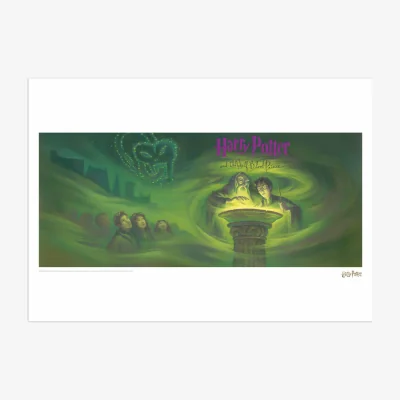 The Range Harry Potter  the Half Blood Prince Book Cover Artwork Limited Edition Art Print - Multi