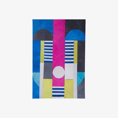 The Range Safira Genuine Leather Multicoloured Wall Art - Assorted