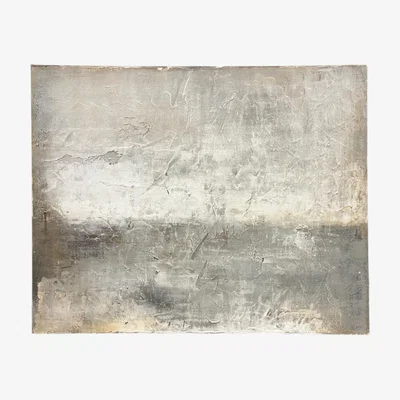 The Range Exodus Hand Painted Canvas Art For Modern Interiors - Silver