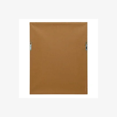 The Range Outlook Hand-Painted Canvas in Frame - Artistic Wall Art - Brown