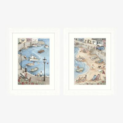 The Range Janice McGloine Seaside Framed Print