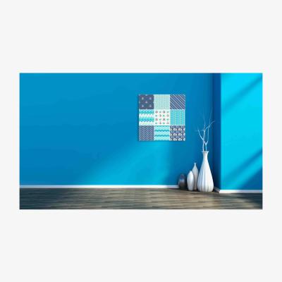 The Range Navy Blues - Wrapped Canvas Graphic Art Print - Blue / 31cm