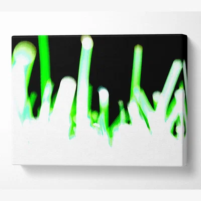 The Range Grass Roots Canvas Print Wall Art - Yellow / 66.04cm