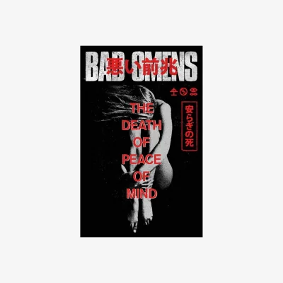 The Range Bad Omens The Death Of Peace Of Mind Textile Poster - Black/Red