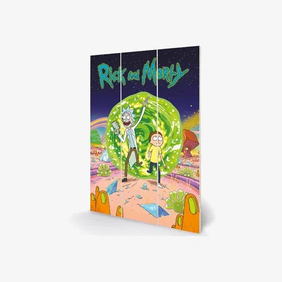 The Range Rick and Morty (Portal) Wall Art