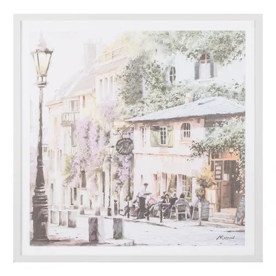 The Range Framed Richard Macneil Caf Scene Print