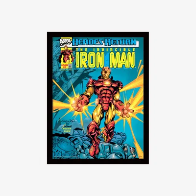 The Range Marvel Comics (Iron Man Heroes Return) Framed Print